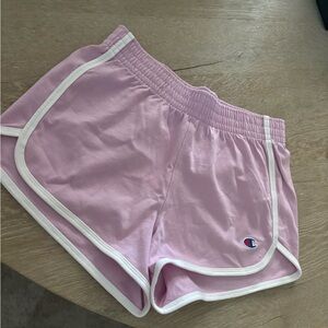 Champion light purple Athletic Shorts with Retro Trim
